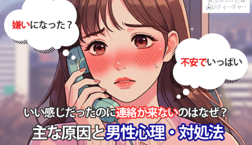 いい感じだったのに連絡がこないのはなぜ？ 主な原因と男性心理・対処法