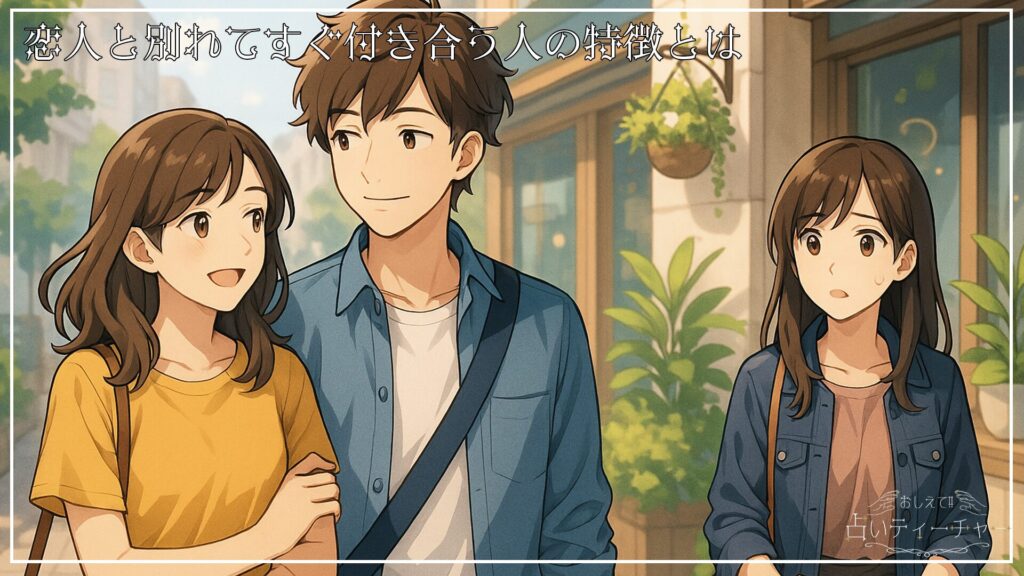 元彼が別れてすぐ彼女を作る心理とは?新しい恋に走る理由と復縁の可能性 | 占いティーチャー