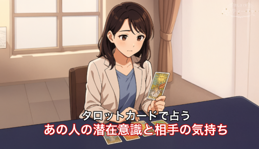 【タロット占い】タロットカードで占うあの人の潜在意識と相手の気持ち