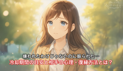 嫌われたわけじゃないのに振られた…冷却期間の目安と相手の心理・復縁方法とは？