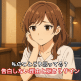 私のことどう思ってる？告白しない理由と脈ありサイン