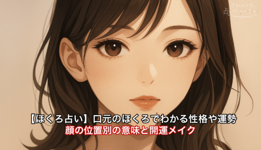 【ほくろ占い】口元のほくろでわかる性格や運勢｜顔の位置別の意味と開運メイク