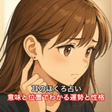 耳のほくろ占い｜意味と位置でわかる運勢と性格