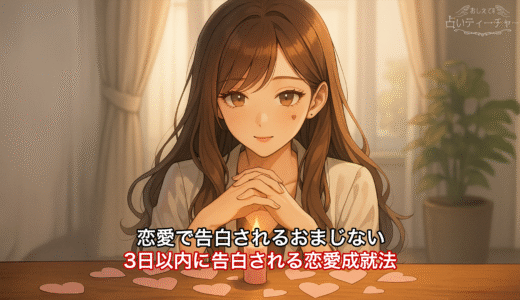 恋愛で告白されるおまじない｜3日以内に告白される恋愛成就法
