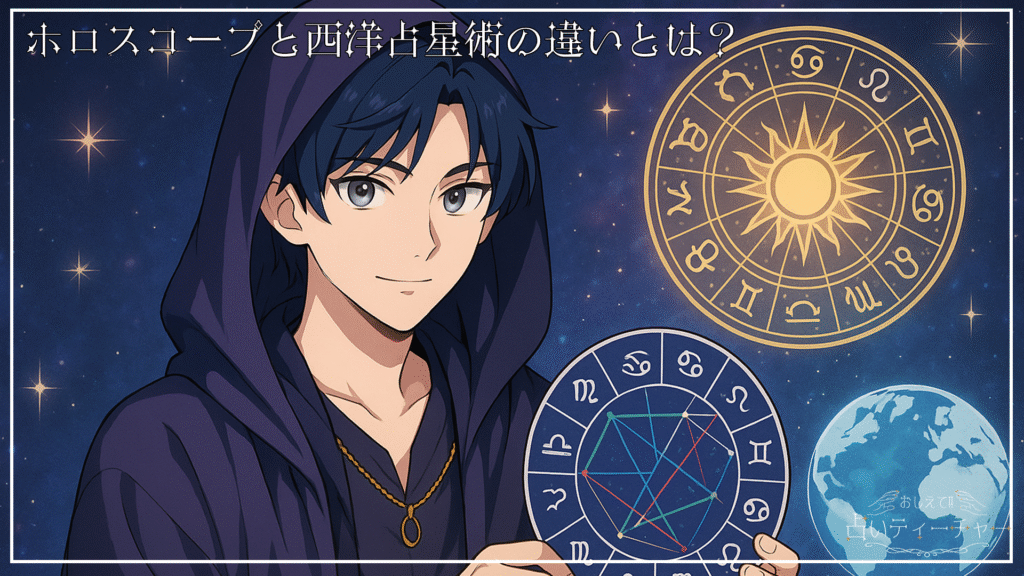 ホロスコープと西洋占星術の違いとは？