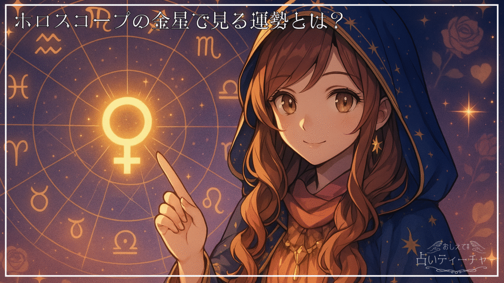 ホロスコープの金星で見る運勢とは？
