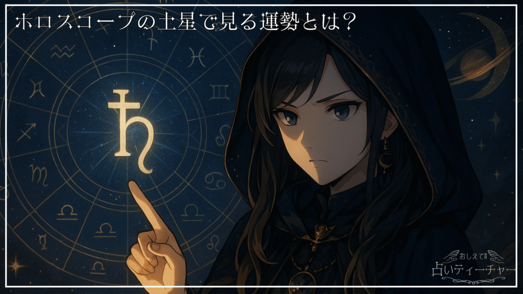 ホロスコープの土星で見る運勢とは？