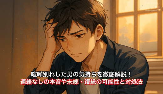 喧嘩別れした男の気持ちを徹底解説！連絡なしの本音や未練・復縁の可能性と対処法