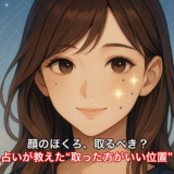 顔のほくろ、取るべき？占いが教えた“取った方がいい位置”